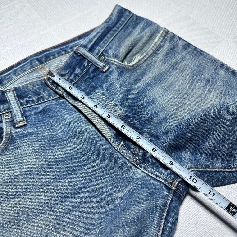 Abercrombie & Fitch Baxter Jeans Mens 30x32 Low Rise Slim Boot Grunge Distressed